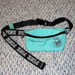 PINK Fanny Pack - Sea Foam Green